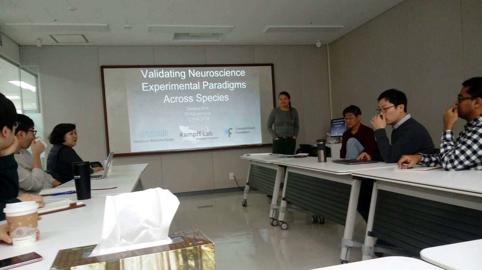 Danbee gives a seminar at the N Center of Sungkyunkwan University
