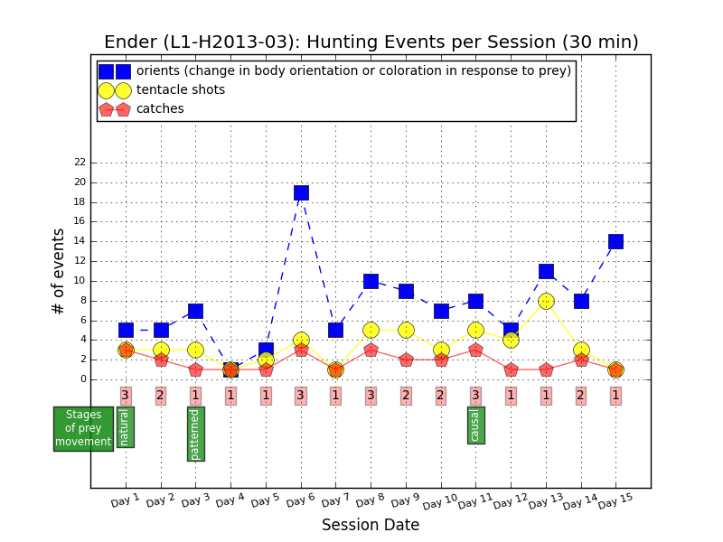 Hunting events by L1-H2013-03, aka Ender