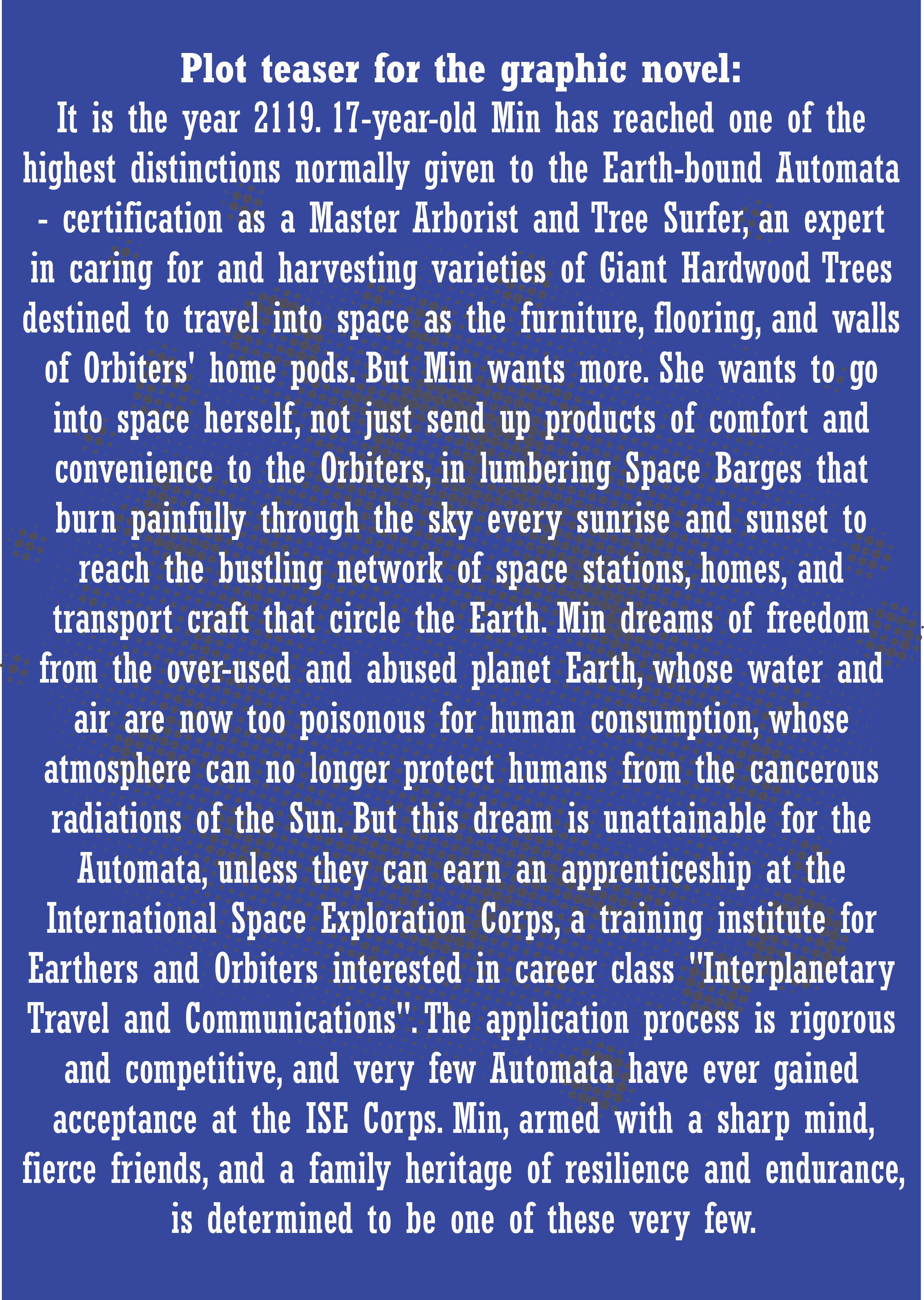 Call for artists, flyer page 02: plot teaser