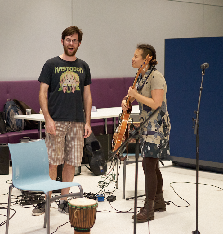 Crick Live Music Symposium, 2017. Bill and Danbee.