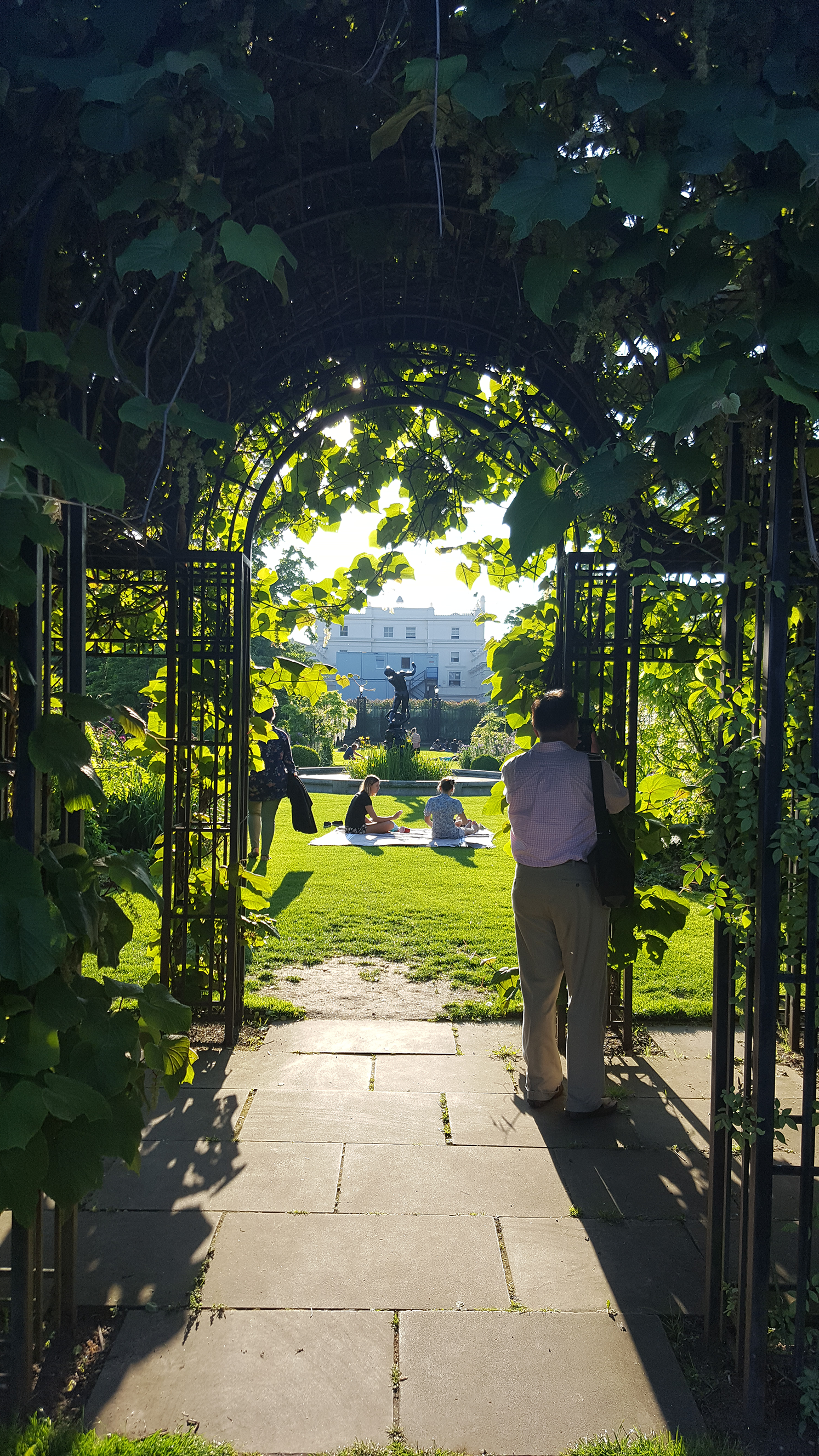 A view from St. John's Lodge, Regent Park